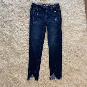 Vervet distressed skinny jeans